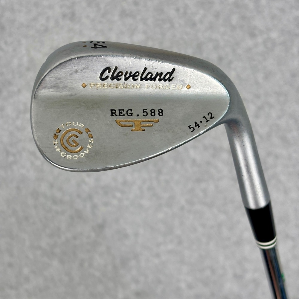 Cleveland Reg 588 Precision Forged 54-12 Wedge Tour Zip Grooves Steel Shaft